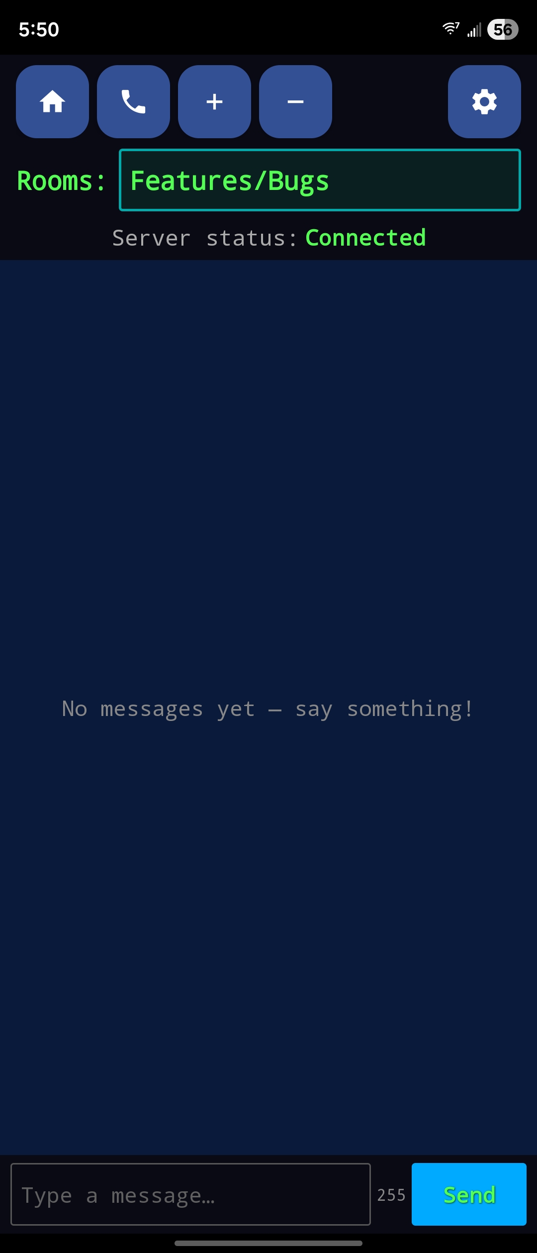 TERMinator Android - BBS Chat system
